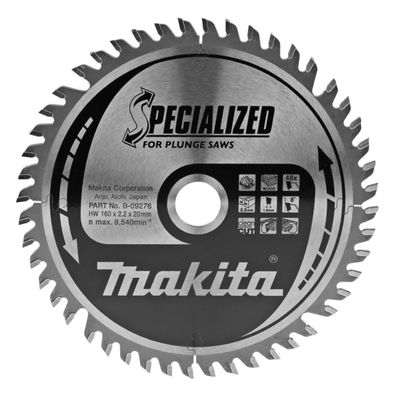 Makita Kreissägeblatt, Spezial für Tauchsägen 160 x 20 mm • 48 Zähne