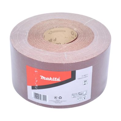 Makita Schleifpapier-Rolle, 120 mm x 50 m, K80 120 MM X 50 M • K80