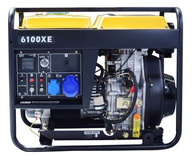 KOMPAK Stromaggregat Stromerzeuger Diesel 6.9 kVA 6100XE 230 V