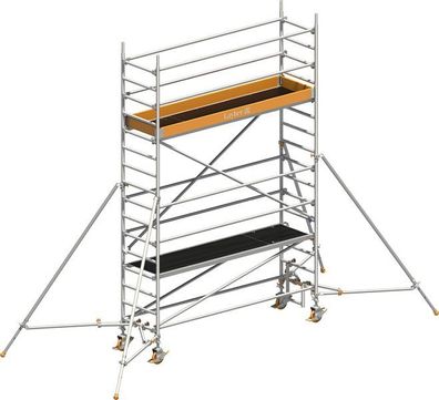 Layher Rollgeruest Uni Standard P2 mit Gerueststuetzen 5,20m AH