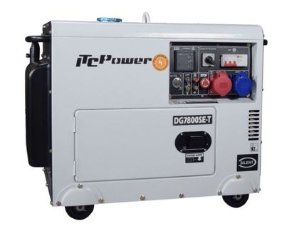 ITC Stromerzeuger 8 kVA DG7800SE-T 230 400 V Stromaggregat Diesel