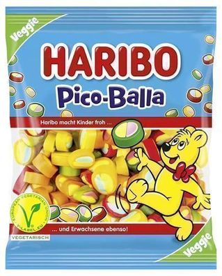 Haribo Pico-Balla Fruchtgummi 160 g - Süßigkeiten aus Deutschland