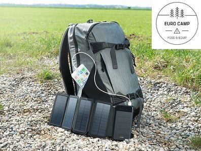 NEU Solar Panel 8000 mAh Akku Powerbank 2x USB für Survival Bushcrafting Wildnis