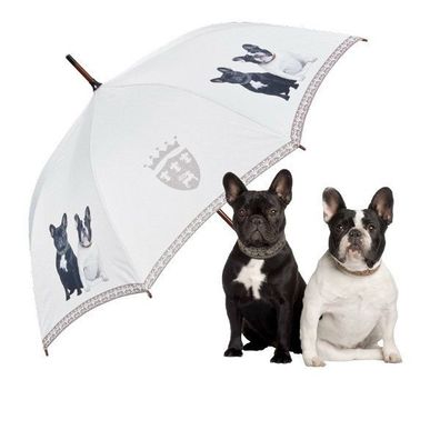 Regenschirme Bulldoggen Automatikschirme Stockschirme Schirme Hunde Hund Tiere Tier