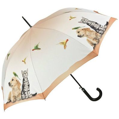 Regenschirme Tierleben Automatikschirme Stockschirme Schirme Katze Hund Vogel Tiere