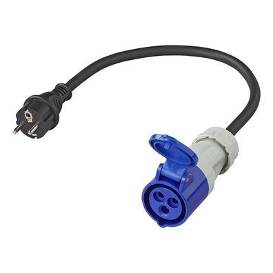 Adapterkabel 40cm von Schuko Stecker nach CEE
