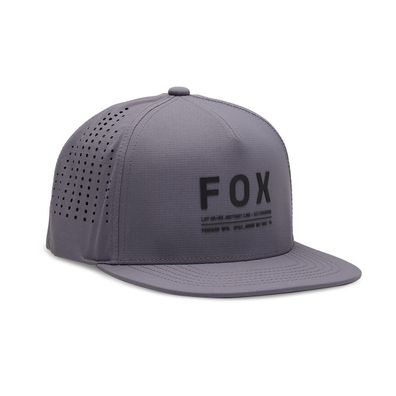 FOX Snapback Cap Non Stop Tech steel gray