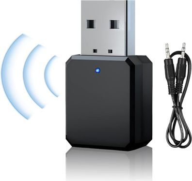 Auto USB Bluetooth EmpfäNger 5.1 mit 3,5 mm AUX, USB-Schnittstelle