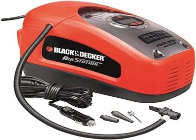 Black+Decker ASI300 Kompressor 11 bar 160PSI Druckeinstellung 12V Buchse Auto