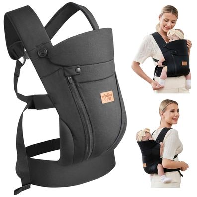 Babytrage Fér Neugeborene Ab Geburt Ergonomische Verstellbarer Gértel Bauchtrage