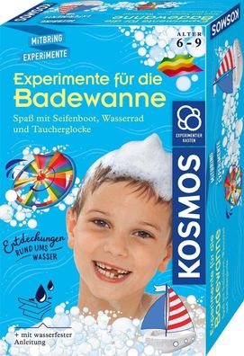 KOSMOS 657833 Experimente fér die Badewanne Experimentier-Spaß mit Seifenboot