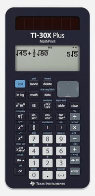 TEXAS Instruments TI-30X Plus MathPrint Wissenschaftlicher Schulrechner fér SEK