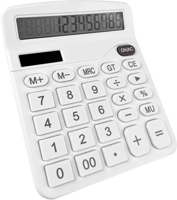 Newaner Taschenrechner Tischrechner mit 12-Stelligem Großem Lcd-Display Mini