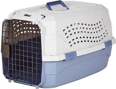 Basics Transportbox fér Haustiere Hund Katze mit 2 Téren Dachöffnung 58 cm