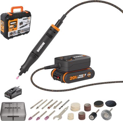 WORX Akku 20V Multifunktionswerkzeug MakerX WX739 Drehwerkzeug