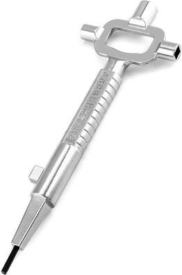 QWORK Universal Bauschléssel, Architektenschléssel, Baustellenschléssel Mit Zyli