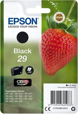 Epson Black 29 Druckerpatrone schwarz XP Tinte Tintenpatrone Drucker Zubehör