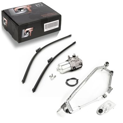 Wischermotor Front Scheibenwischer Wischblatt Gestänge für Audi Q3 8U