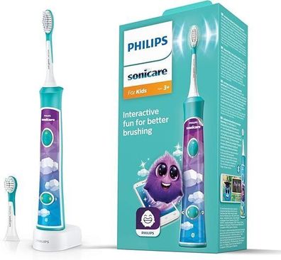 Philips HX6322/04 Sonicare For Kids Elektrische Zahnbérste mit Schalltechnologie