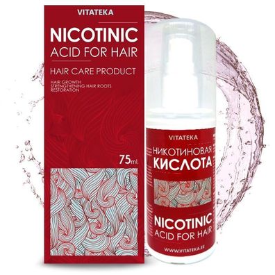 Nikotinsäure Niacin Vitamin B3 Gegen Haarausfall Fér Haarstärkung. OHNE Kénstlic