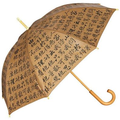 Regenschirme chinesische Schriftzeichen Stockschirm Stockschirme Schirme Kalligraphie