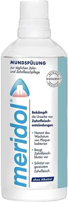 Meridol Mundspélung Ohne Alkohol Mundflora Zahnpflege 3 x 400 ml 3er Pack