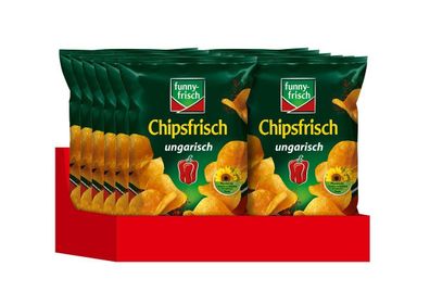 Funny-Frisch Chipsfrisch ungarisch Kartoffelchips Chips 12 x 40g 12er Pack