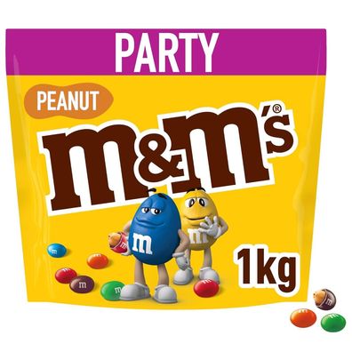 M&M'S Peanut Erdnésse Milchschokolade Schokolinsen Nésse Séßwaren Beutel 1 kg