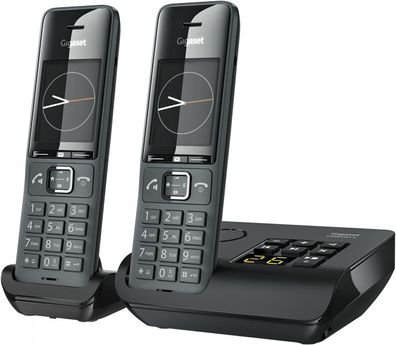 Gigaset Comfort 520A Duo - 2 Mobilteil Schnurlos DECT-Telefon Anrufbeantworter