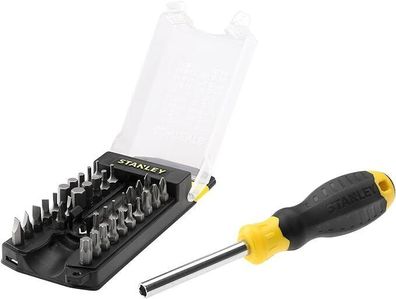 Stanley STHT0-70885 Multibit- Schraubendreher-Set, 34 teilig, 7,5 x 5 x 23 cm