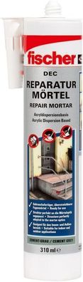 Fischer Reparatur-Mörtel DEC Fugenmörtel Beton Acrylatbasis Zement-Grau 310ml