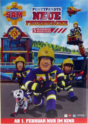 Feuerwehrmann Sam - Pontypandys neue Feuerwache - Original Kinoplakat A1- Filmposter