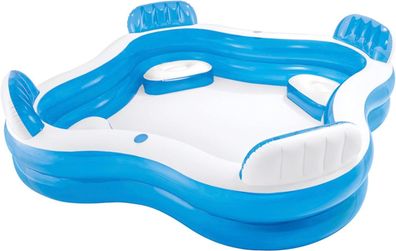 Intex 56475 Aufblasbares Swim Center Family Lounge Pool Garten 229 x 229 x 66 cm