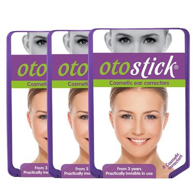 Otostick PACK-3 | Cosmetic Ear Corrector | It Contains 8 Correctors | from 3 Yea