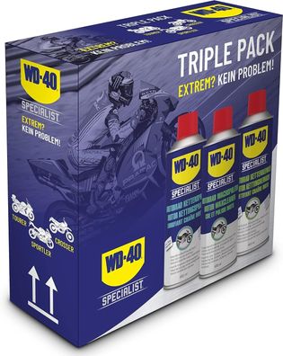 WD-40 Specialist Motorbike Motorrad Pflegeset Kettenspray Reiniger Wachspolitur