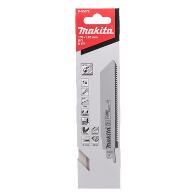Makita Reciprosägeblatt für Metall 152 mm • 8 • HM • 1 Stk