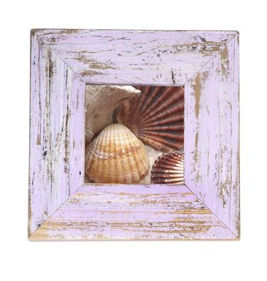Mein Landhaus Bilderrahmen Alt-Holz Rose – romantischer Holzrahmen Vintage