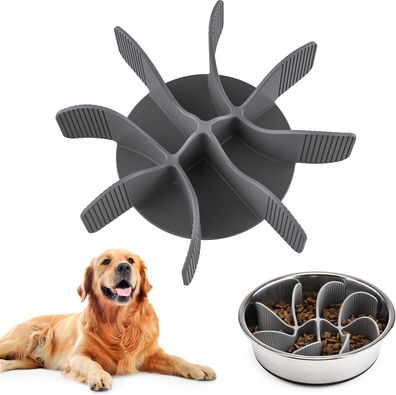 PETTOM Slow Feeder Hundenapf Einfégung, Anti Schling Napf Hund Silikon, Langsam