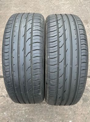 2x Sommerreifen 205/50 R17 89W Continental Premium Contact 2 SSR RSC * DOT17 6,7-7mm