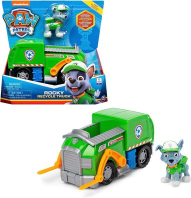 Spinmaster? 6061804 PAW Patrol Recycling-Fahrzeug Rocky-Figur Basis Fahrzeug