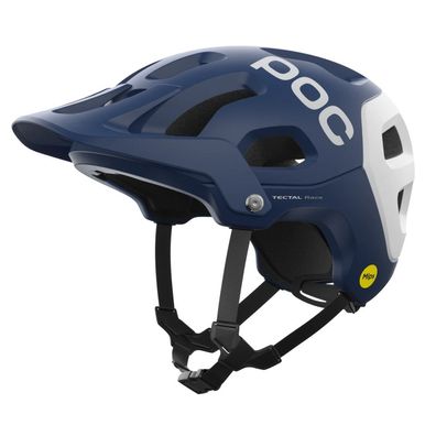 POC Fahrradhelm Tectal Race MIPS Lead Blue/Hydrogen White Matt