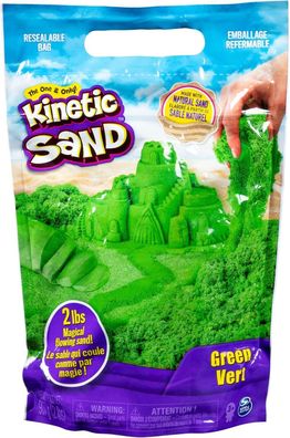 Kinetic Sand 6061463 Original aus Schweden Indoor-Spiel ab 3 Jahren grén 907g