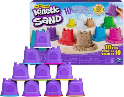 Kinetic Sand 6052995 Burgenförmchen Spielset Spielzeug ab 3 Jahren 1.27 kg