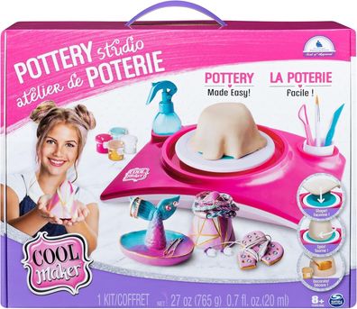 Cool Maker 6027865 Pottery Cool Töpferstudio Töpferset Spielzeug Basteln DIY