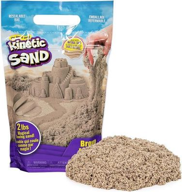 Kinetic Sand 6053516 Original aus Schweden Indoor-Spiel ab 3 Jahren Natur 907g