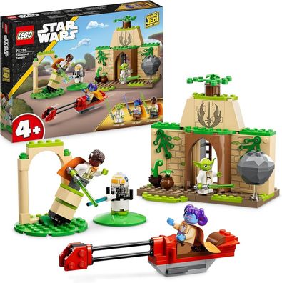 LEGO 75358 Star Wars Tenoo Jedi Temple, Set fér Anfänger mit Minifiguren LYS