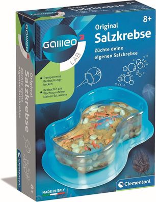 Clementoni Galileo Lab Original Salzkrebse, Zéchten & Beobachten, Krebse, Kinder