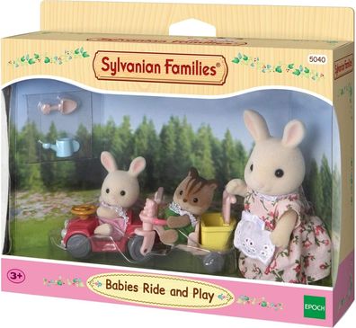 Sylvanian Families 5040 Babys Fahr und Spielset Puppenhaus Hase Spielzeug Kinder