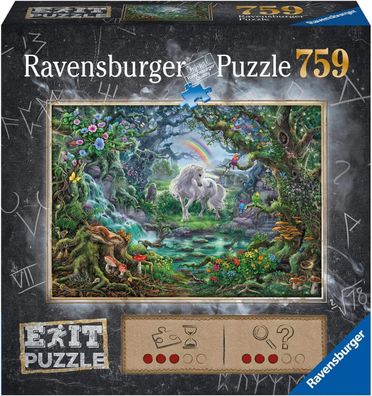 Ravensburger 15030 EXIT Puzzle Rätsel Fantasy Einhorn Pferd 759 Teile 70 x 50 cm