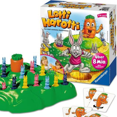 Ravensburger 21556 Lotti Karotti Brettspiel Gesellschaftsspiel Familienspiel